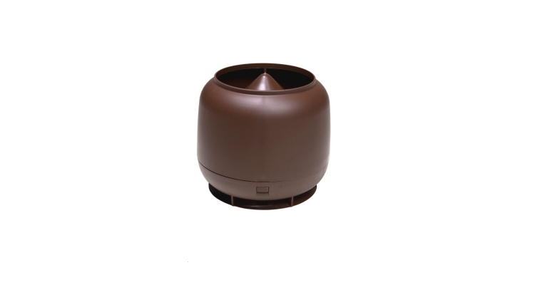 Колпак для трубы d160 шоколадный