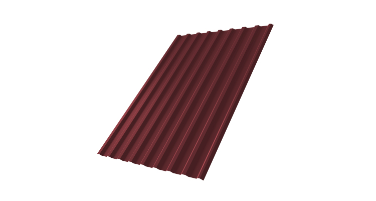Профнастил С20R 0,7 PE RAL 3005 красное вино