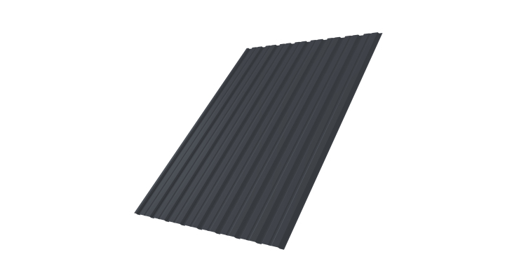 Профнастил С10B 0.5 PurPro Matt 275 RAL 7024 мокрый асфальт