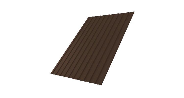 Профнастил С8А 0,4 PE RAL 8017 шоколад