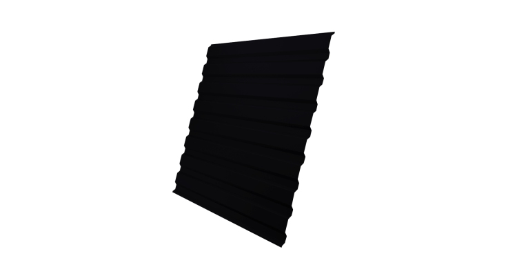 Профнастил С20A 0.5 Satin Matt TX RAL 9005 черный
