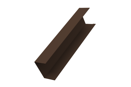 Крышка жалюзи Milan, Tokyo для калиток, ворот 0,45 Drap-double TX RAL 8017 шоколад (2,5м)